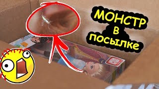 МОНСТР в ПОСЫЛКЕ?? Анна и Эльза Холодное Сердце 2  Принцессы Дисней из сета Ральф против интернета