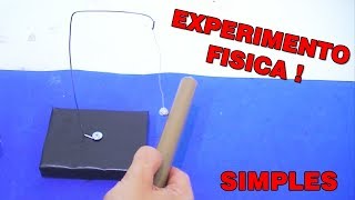 Como fazer um pêndulo eletrostático e gaiola de Faraday (experiência simples)