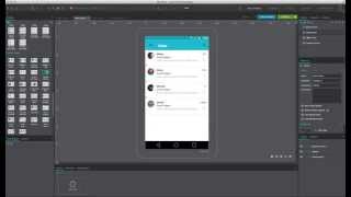 Material Design Email App prototype in 3 minutes