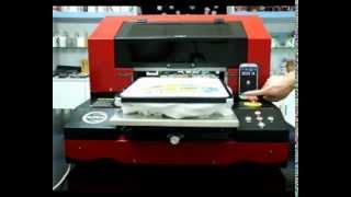 New APEX A3 Direct to Garment Printer Print Test