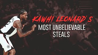 Kawhi Leonard's Most Unbelievable Steals?