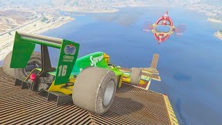 MEGA RAMPA CON EL FORMULA 1 - GTA V ONLINE - GTA 5 ONLINE