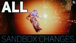 ALL Sandbox Changes TODAY | Destiny 2 Forsaken (Update 2.0)