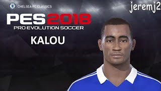 S. KALOU Face + stats edit PES 2018 ou 2019 (Chelsea classics)