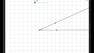 GeoGebra su Tablet - Angolo con Slider