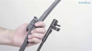 Как поменять дворники Trico Ice боковой штырек / side pin