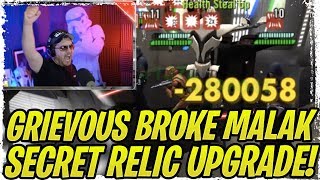 Grievous Blows Away Malak  in GA with DA NUKE! Awesome L3-37 Carth Team Stops Palpatine! - SWGoH