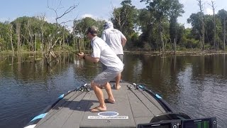 Hot Summer Bass Fishing Techniques and Gun Shots