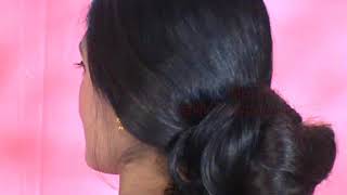 Shiny Oiled Hair Braid & Oiled Hair Bun Making