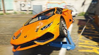 Реальная Жизнь в GTA 5 - УТОПЛЕННЫЙ HURACAN В РЕМОНТЕ.