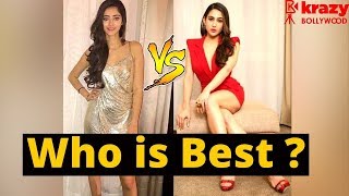 Sara Ali Khan VS Ananya Pandey, Who is most loved? | Krazy Bollywood