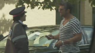 Alex Reid falls for traffic warden prank