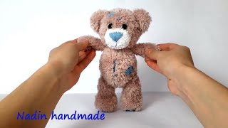 Мишка крючком. Плюшевый мишка крючком. Crochet bear. #мишкакрючком #плюшевыймишка