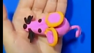 МЫША из ПЛАСТИЛИНА Своими Руками Детские поделки/Простые поделки для детей мышка из пластилина