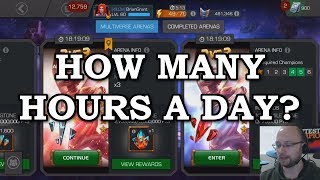 How Many Hours of Arena Each Day? | Marvel Contest of Champions