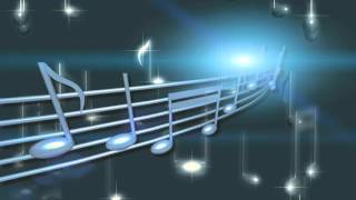 Музыкальный футаж (ноты) - Notes