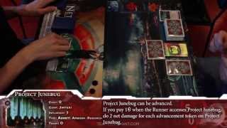 Regionals 2013 - Netrunner LCG - Top 8 - Match 2 - Game 1