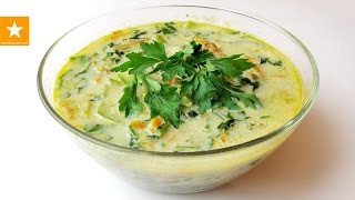Очень вкусный суп из шпината и чечевицы. Молниеносный рецепт от Мармеладной Лисицы