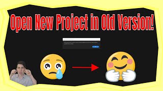 How To Open a New Premiere Pro Project on an Older Version // New Adobe PP Project on Old Version