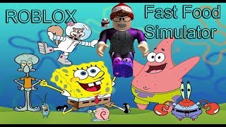 ROBLOX - FAST FOOD SIMULATOR - TRABALHANDO NO SIRI CASCUDO!