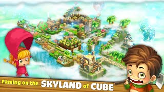 Cube Skyland: Farm Craft Android Gameplay