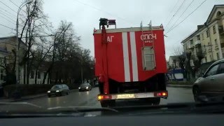 Уступи дорогу помощи МЧС ГИБДД Орёл
