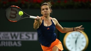 2017 BNP Paribas Open Second Round | Simona Halep vs Donna Vekic | WTA Highlights