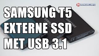Samsung T5 externe USB 3.1 SSD review - Hardware.Info TV (4K UHD)
