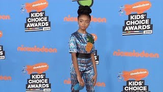 Skai Jackson 2018 Kids' Choice Awards Orange Carpet
