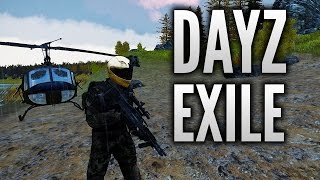 ARMA 3 DayZ Exile - Look Mum it's a Huey - Part 1