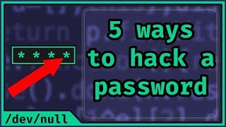 5 Ways To Hack A Password (Beginner Friendly)