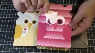 Owl Card using Envelope Punch Board