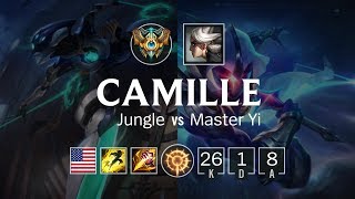 Camille Jungle vs Master Yi - NA Challenger Patch 8.23