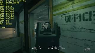 Rainbow Six Siege Gtx 1070 i7 6700K Ultra Settings Frame Test 1080p