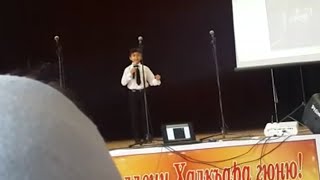 Кумык читает стих на родном языке (Стихи на кумыкском)