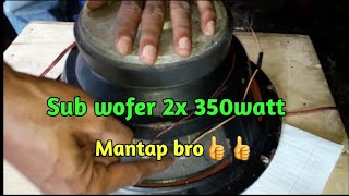 Merakit Audio Sub wofer(super bass) karya ROSLIN TEHNIK.