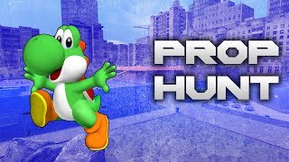 Gmod Prop Hunt Funny Moments - Drugs LSD Yoshi (Garry's Mod)