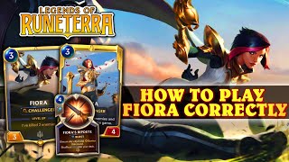 Why Fiora Is Good & How To Use Her Properly As An Effective Card | Legends Of Runeterra Guide
