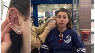 PIERCING MY WHOLE EAR!! | Sami Esper