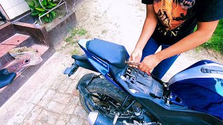 Yamaha R15 V3 Install Seat Cover || MotoDrift
