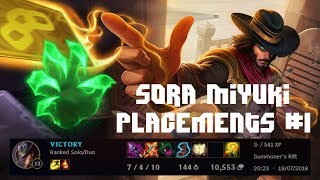 [TF Only/Sora Miyuki] #558 - Twisted Fate vs Katarina (Placements, Game 1)