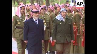 Jordan - Arrival Yasser Arafat
