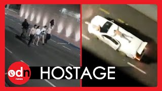 Brazilian Bank Robbers Use HUMAN SHIELD