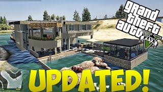 Luxury Lake House with Drawbridge UPDATED! - GTA 5 PC MOD