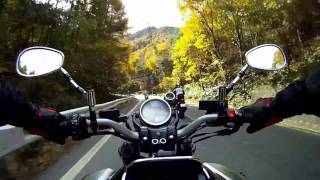 県道35号地蔵峠 上田市側下り　YAMAHA V-MAX GoPro-HD