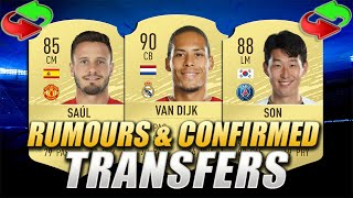 FIFA 20 | JANUARY 2020 CONFIRMED TRANSFERS & RUMOURS | w Van Dijk, Son & Saul