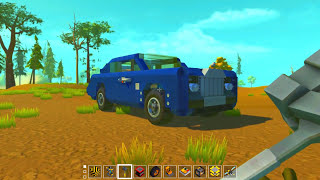 ДЕЛОРИАН В СКРАП МЕХАНИК ! ОБЗОР ПОСТРОЕК В SCRAP MECHANIC !