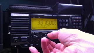 Icom IC-R75 on 80 meters