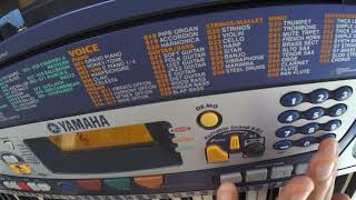 Демо песни и мелодии в Yamaha PSR 260. Часть 2-я.