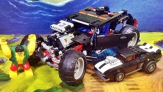 decool 테크닉 허머 핫로드 자동차 레고 8081 짝퉁 리뷰 lego knockoff technic off-road hotroad car